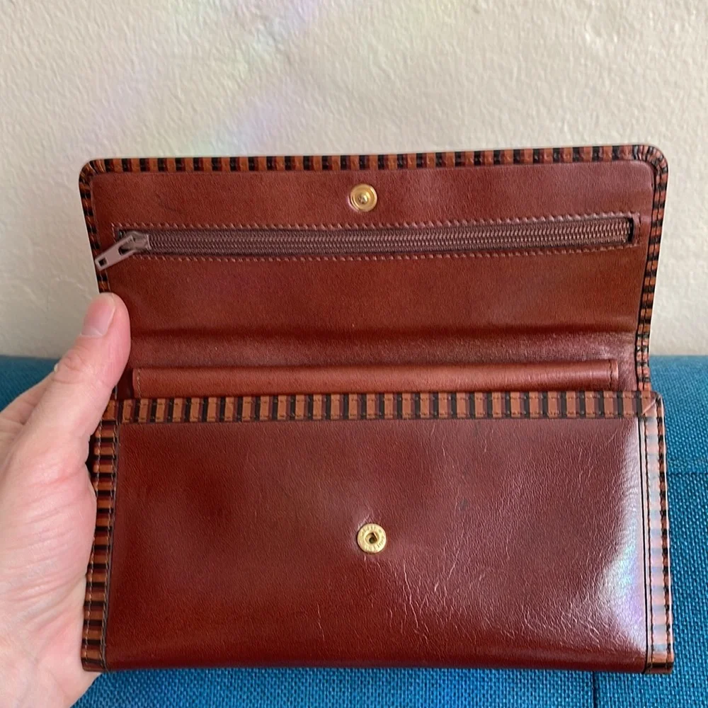Christian Dior 90s vintage trifold wallet